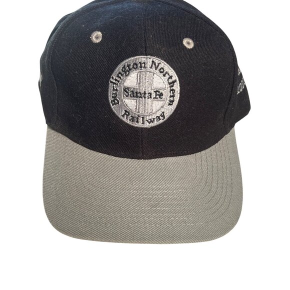Burlington Northern Santa Fe Railway Hat Embroidered Adj Northern Cal - Picture 1 of 8